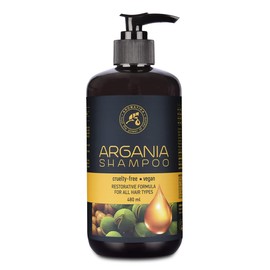 Argan Oil Shampoo 480 ml - Argan Oil and Plant Extracts for Hair - Argan Shampoo for Hair Growth and Volume - Free from Dyes and Mineral Oils - Argan Hair Care