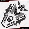 Factory EFX Gray Repsol Graphic Sticker kit fits Honda Grom
