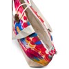 styleBREAKER 02012389 Women's Beach Bag with Colourful Floral Pattern Print,