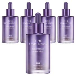 Missha Time Revolution Night Repair Ampoule 5X, 70ml, 5 pcs / 미샤 타임 레볼루션 나이트리페어 앰플 5X, 70ml, 5개
