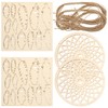 TOPPERFUN 2Pcs Dream Catcher, DIY Wooden Dream Catcher Set, Handmade