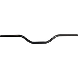 Emgo 7/8in. Sport Handlebar - Euro Bend - Satin Black, Color: Black, Handle Bar Size: 7/8in. 23-12573S