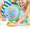 8in Colorful Lighting Tellurion World Globe 360 Degree Rotation Built
