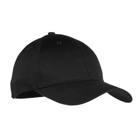 Port & Company Youth 6Panel Twill Cap YCP80 - Black