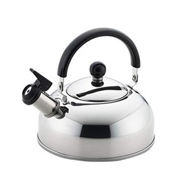 Shin Yoshikawa Whistling Kettle, Made in Japan, 0.7 gal (2.5 L) New Prill, Stainless Steel, Induction Compatible, Gift Wrapping Specifications