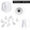 Zonon 36 Pcs Large Ceramic Wire Connector White Ceramic Nuts