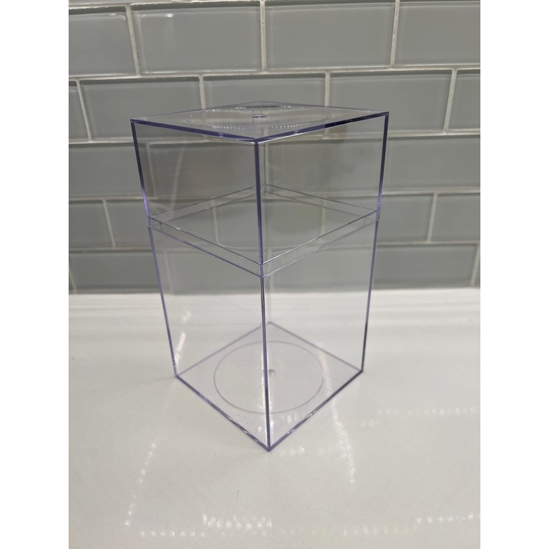 Storing Box in Clear Finish 4 W x 4 L