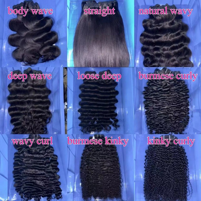 Raw Indian Bouncy Curly Hair Bundles Extensions 100% Unprocessed Human