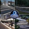 Solar LED Strip Lights Outdoor Waterproof 19.6FT 180 LED White