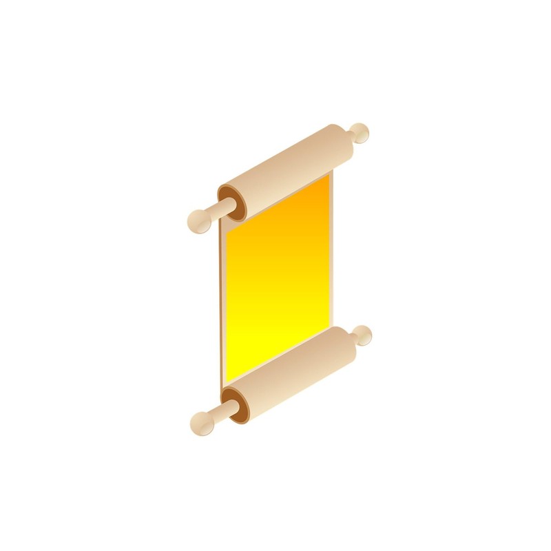 CafePress Rolling Pin Scroll Sticker Sticker (Oval 50 pk)