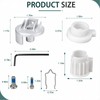 Upgrade Metal 116653 Shower Handle Adapter Kit for Moen Posi-Temp