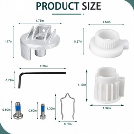 Upgrade Metal 116653 Shower Handle Adapter Kit for Moen Posi-Temp