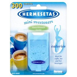 Hermesetas Mini Sweeteners 300 Tabs 4.5 g (Pack of 12)