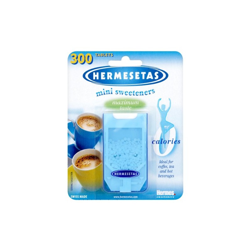 Hermesetas Mini Sweeteners 300 Tabs 4.5 g (Pack of 12)