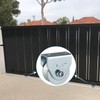 Skelang 2.5" V Groove Caster, Sliding Gate Wheel, Rigid Caster
