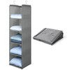 AiQInu Hanging Shelf Wardrobe, Hanging Storage Cupboard Organiser with 5