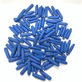 Low Voltage Wire Connectors - B Connectors Silicone Filled Wet B Gel Telephone Alarm Wire Crimp Bean Type Splice for Low Voltage Application, Blue (500 PCS)