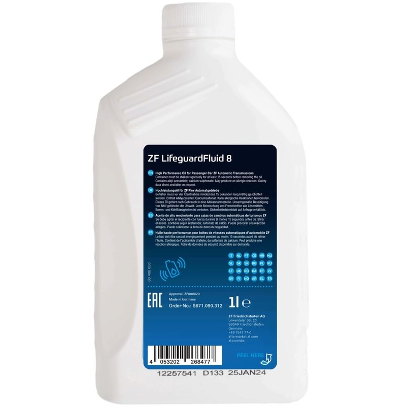 ZF S671.090.312 Gear Oils