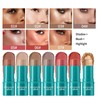 Vawolecy Contour Stick, Shades with Highlighter & Bronzer & Blush