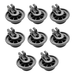 8 Dishwasher Wheels Dishwasher Replacement Parts Universal Lower Basket Basket Roller Set Universal Basket Wheels for Many Common Bosch Siemens Dishwashers