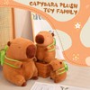 PUPUPANDA Capybara Stuffed Animals Plushies,Adorable Capybara Plush Toy with Removable