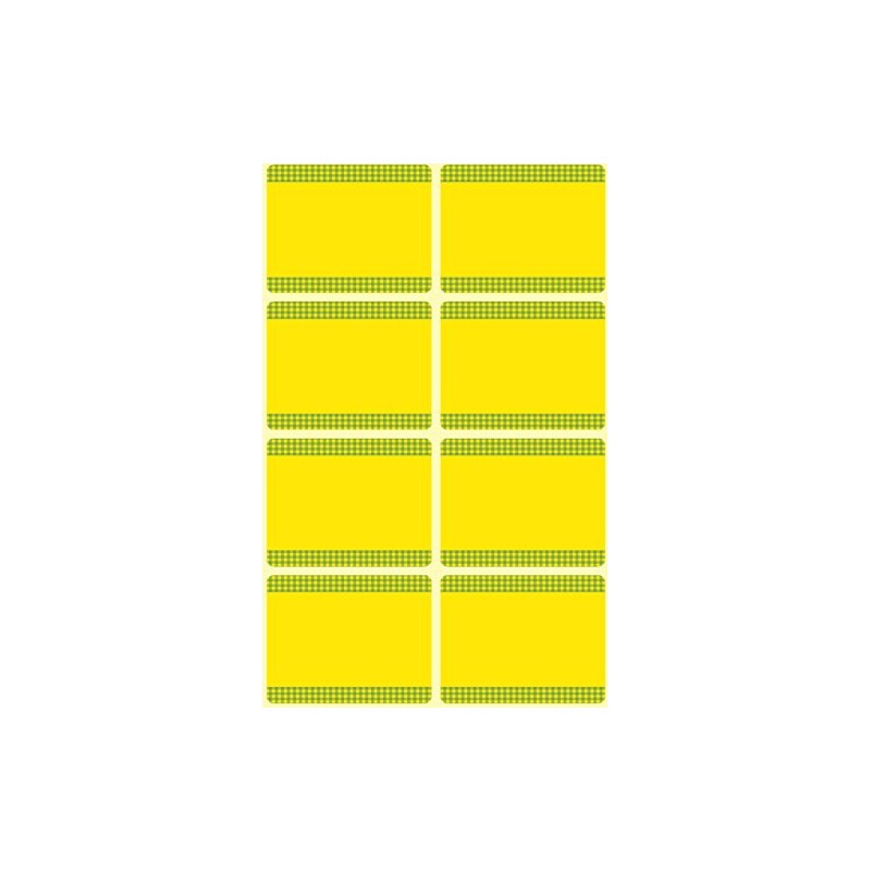 Avery Zweckform 59546 Jam Labels, Removable Wall Stickers – 12