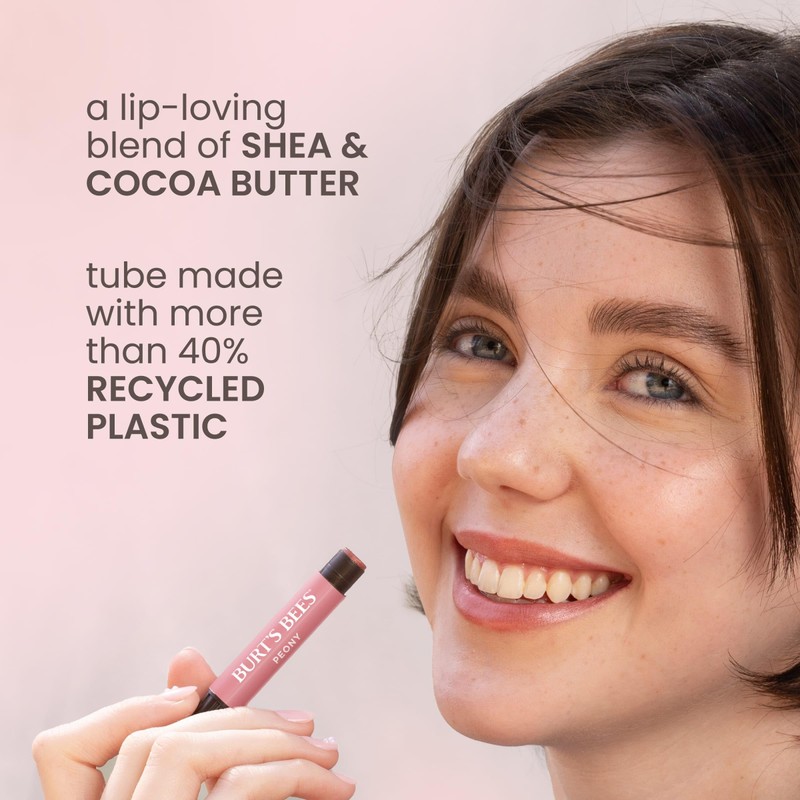 Burt's Bees Shimmer Lip Tint Set, Tinted Lip Balm Stick,