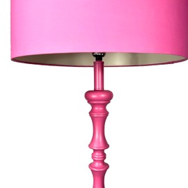 Heritage Kids Sculpted Wood Floor Lamp, Pink