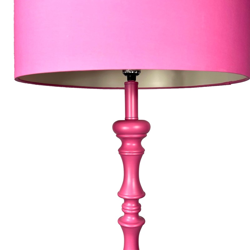 Heritage Kids Sculpted Wood Floor Lamp, Pink