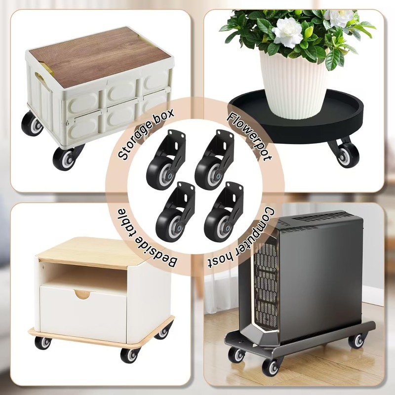 Small Gate Wheel,Wooden Gate Wheel,Anti-Sag Door Bottom Support Wheels,Solving Friction