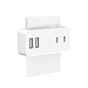 Topland STPP100-WT USB Outlet Power Strip with 2 AC Ports,