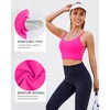 Pfreesea Strappy Sports Bras for Women High Support Open Back