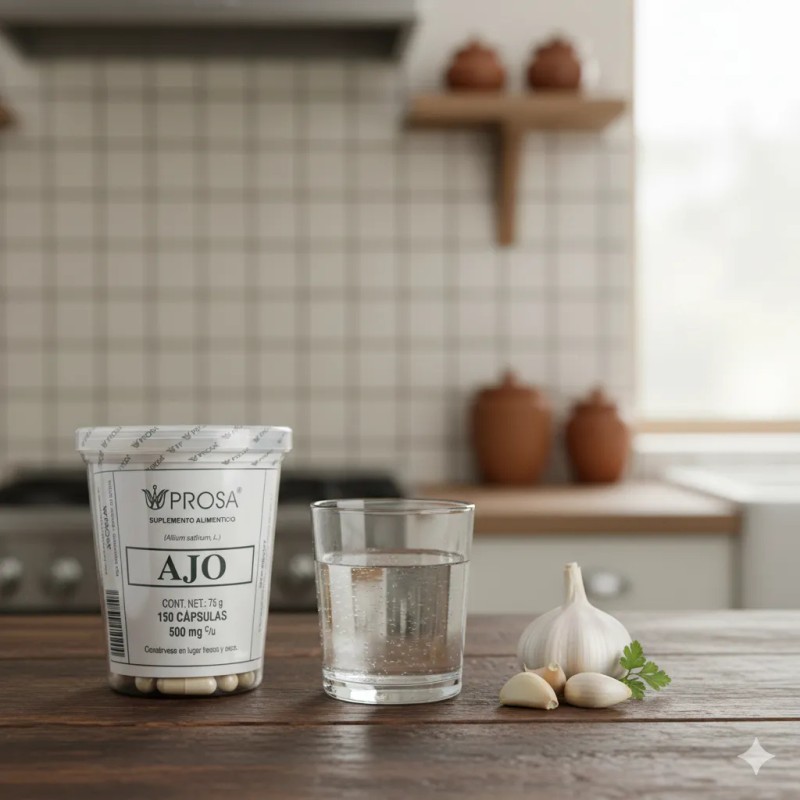 Ajo 150 Cap-prosa Sabor Sin Sabor