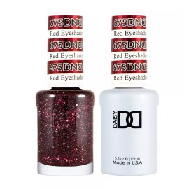 DND DUO Matching Gel & Lacquer #675 - Red Eyeshadow