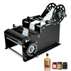 Crenicelif Crenicelif Manual Bottle Labeling Machine, Bottle Label Applicator Adjustable