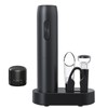 Electric Corkscrew 6-in-1 Wine Opener Set with Base, Wine Aerator,