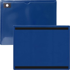 StoreSMART - Magnetic Closure Pocket - Magnetic-Back - 10-Pack - Blue - 8.5" x 11" (MCP8511MB-PQB-10)