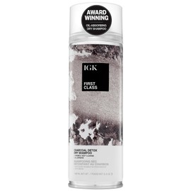 IGK FIRST CLASS Charcoal Detox Dry Shampoo | Volume + Soothes Scalp + Balance...