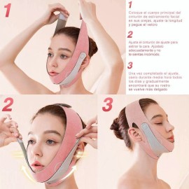 Faja Mentonera Reductores Papada Correa Adelgazante Facial