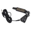 Soundhole Pickup Volume Tone Control 6 Hole Guitar Pickup for