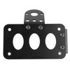 Motorcycle License Mount Plate Holder Bracket Side Mounted Tail Light
