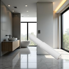 White Toilet Paper Holder, Toilet Paper Holder Roller Spindle Replacement Rod Plastic, Roller Replacement Plastic Spring Loaded, Paper Holder Insert 1 Piece