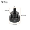 sourcing map 12pcs M3x6mm Knurled Thumb Screw Computer Case Threaded