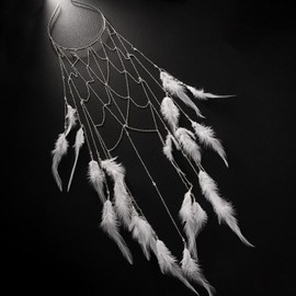 SM SunniMix Tassel Feather Headband Head Chain Beach Fashion Rhinestone Hair Accessories Headpieces for Prom Bridal Girls Birthday Woman, Silver