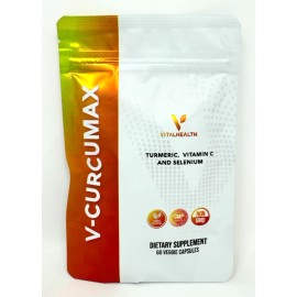 VitalHealth V-Curcumax 60 Capsules - New/Sealed! Vital Health! Exp 3/2027