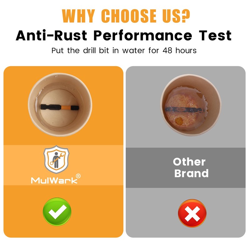 MulWark 2" Torx Bits 14pcs T5-TT40 Torx Socket Set -