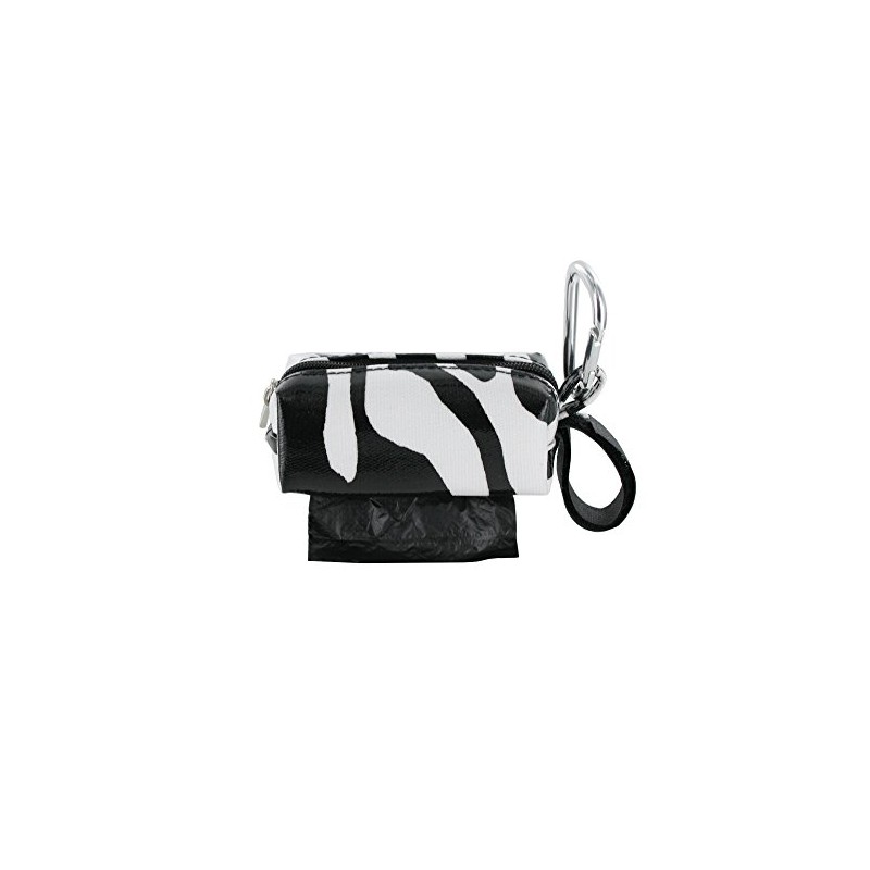 Doggie Walk Bags Square Duffel Print Bag, Zebra