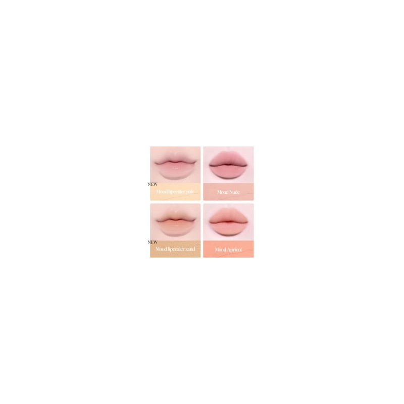 QUA-T My Mood Velvet Lipstick Base Lip 3.5g, Color:Mood Lipcealer