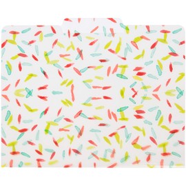 C.R. Gibson Sprinkle File Folders for Women and Home Offices, 11.6" x 9.5", Pack of 9