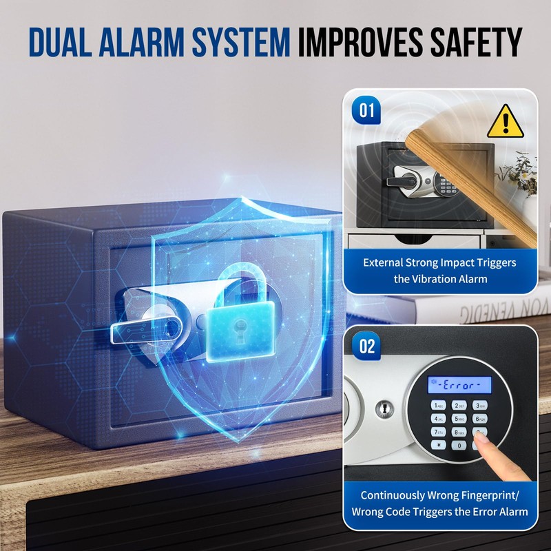 BlackSmith Home Safe 0.8 Cub Biometric Safe Box Fingerprint Recognition